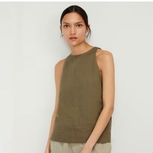 NWT EVERLANE Linen High Neck Tank